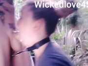 Super wet and sloppy facefucking, on a leash ROUGH THROAT PIE #3 2/16