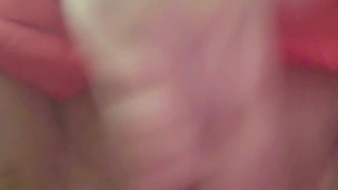 Horny teen masturbates