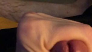 jerking otter twink with red on leg