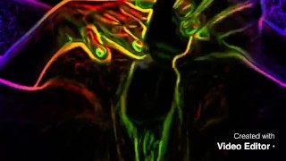 Colorful cumins spliced together 