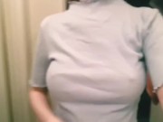 Having fun in the bathroom