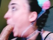 Sloppy balls deep blowjob for CUM IN MOUTH 7/16