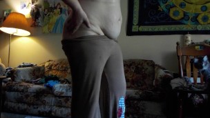 BBW Booty Jiggle Stomach Play Fat Workout
