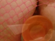 Adorable Nerdy Faery Bunny Gets A Golden Shower and a Dildo Ride 2/16