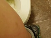 Nerdy Faery POV Piss Before The Gym 6/16