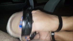 Footjob di Padrona Darkshine con Scarpe a Zeppa