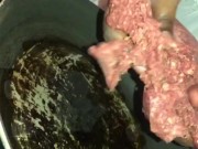 Episode 2: Busty girlfriend cooking dinner.