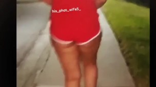 Big Ass Booty walking in public 