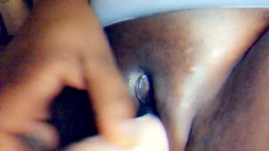 Fucking my pussy with a huge cock