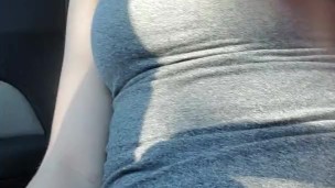 Keeping myself entertained in the car while waiting for bf 