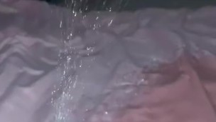 Pissing on my comforter #1