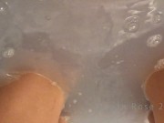 Shaving my hairy pussy in shower 3/16