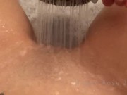 Lesbian faucet masturbation in bathtube 13/16