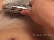 Lesbian faucet masturbation in bathtube 15/16