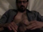 I play with my long dick