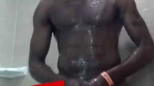 Dio in the shower after nasty hotel sex with Jojo