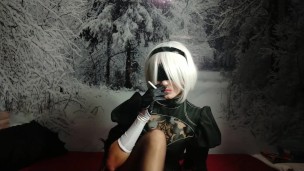 nier automata: sexy smoking