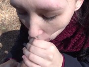 Снял сосульку в лесу , публичный минет , сперма во рту - Screenshot 12 of 16 - Cum In Mouth