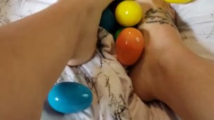 Happy Easter from the Queen to her Feet Slaves