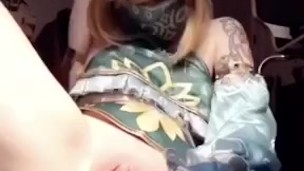 Gerudo Link fucks himself with nine inches