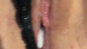 Creamy Toyed Pussy Dripping with Cum