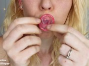 Condom Licking and Sucking Fetish v450 FreePreview