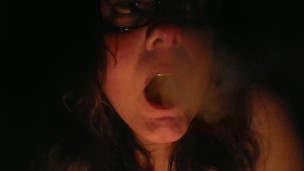 Apocalyptic Smoking Fetish by Candlelight