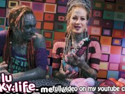 Unboxing our new Hankeys XXL Sex Toys - Lily Lu and Anuskatzz tattoo 12/16