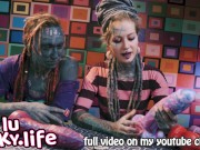 Unboxing our new Hankeys XXL Sex Toys - Lily Lu and Anuskatzz tattoo 15/16