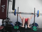 Me doing a Workout lifting Olympic weights 4/16