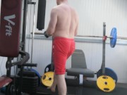 Me doing a Workout lifting Olympic weights 7/16