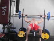 Me doing a Workout lifting Olympic weights 8/16