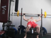 Me doing a Workout lifting Olympic weights 9/16