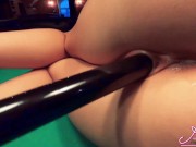 Guy Fucks My Pussy Cue to Orgasm in the Billiard Club 9/16