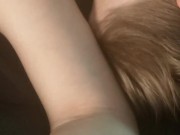 Button Suckles at His Nipple while Cumming on His Fingers