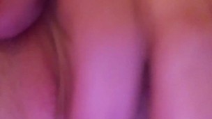 Rubbing this tight wet pussy