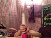 Lauraquirts was not finished after cumin all night on live cam,