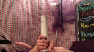 Lauraquirts was not finished after cumin all night on live cam,