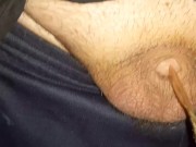 Lil dicklet pissing 