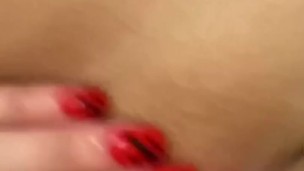 Close up on my tight little pussy in my bath