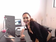 Recording on camera while working with a large rubber dick 2/16