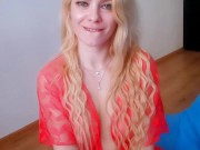 Make your mom happy, cum in her mouth-LittleMaryLove 1/16