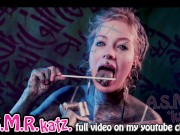 AMSR  licking sucking - More on ASMR katz FREE Youtube - Check it 15/16