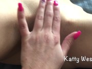 Gently touching my girlfriend's pussy 8/16