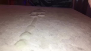 Quickie Masterbation session leads to a huge cum load that I taste 