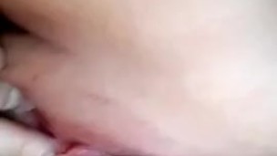 Playing with my tight little pussy