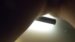 Tagging a Babysitter's Hairy Pussy