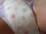 Wetting My Pull Up and Using My Dildo To Get Your Cummies 10/16
