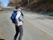 Roadside Piss While Traffic is Passing By 14/16