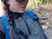 Removing My Wet Soggy Shoes After Our Hike 14/16